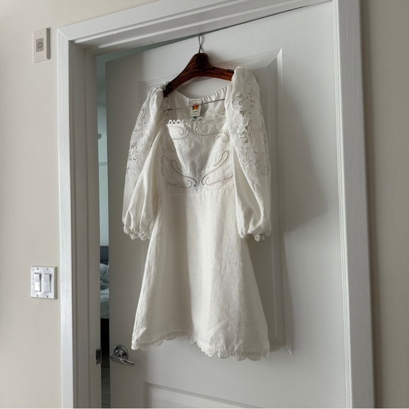 Farm Rio Off-White Mini Dress - Picture 5 of 6